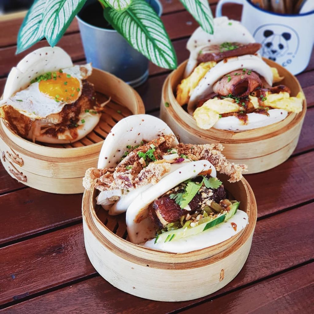 vegan bao buns with pulled jackfruit - lazy cat kitchen on where to buy bao buns perth
