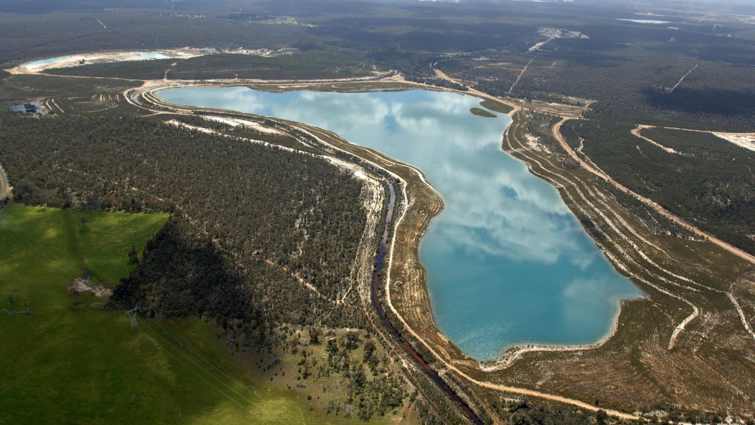 Aerial view of Lake Kepwari in Collie | What to do in collie 