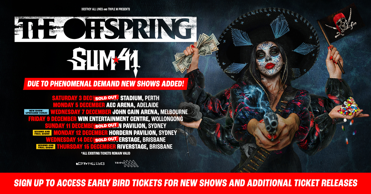 The Offspring Perth Tour